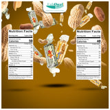 FabQual's 1LB Mixed Combo (64 Count) - Atkinson Peanut Butter Bars 0.5LB + Atkinsons Sugar Free Peanut Butter Bars 0.5LB | Sugar Free Candy Bars Bulk Peanut Butter Bars Candy Peanut Butter Logs Bulk