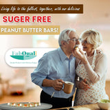 FabQual's Bundle - 2Lb (136 Count) Atkinsons Sugar Free Peanut Butter Bars Candy Sugar Free Candy Bars Bulk Sugar Free Hard Candy Bulk Old Fashioned Candy Bars Sugar Free Peanut Butter Logs Candy