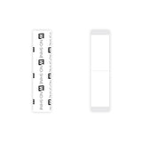 No Shine Bonding Double Sided Tape Walker 1" x 3" Straight Strip 36 Pieces Per Bag
