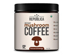 La Republica Organic Mushroom Coffee (35 Servings) made with only Full-Fruiting Bodies, Arabica Shade-Grown with Lion's Mane, Reishi, Chaga, Cordyceps, Shiitake, Maitake, and Turkey Tail