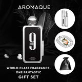 Mens Cologne Gift Set with 9pm Afnan 9pm Cologne for Men Eau De Parfum Men Afnan 9 pm cologne for men 9pm in a Satin Gift Bag with Two Car Freshners & Perfume Travel Refillable