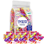 FabQual's Bundle - PEZ 1LB Variety Bag Assorted Pez Candy Refill, Variety Pez Refills Fruit Chews Candy Fruit Candy Bulk Mix Pez Candy Bulk Pez Candy Chews Pez Candies Bulk Vintage Candy Pez Bulk