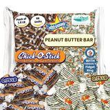 FabQual's Combo 1.5LB (96 Count) -Atkinson Peanut Butter Bars Candy Old Fashioned 0.75LB + Chick O Sticks Candy 0.75LB I Peanut Butter Logs Chico Stick Candy Bulk Chickostick Candy Peanut Butter Candy