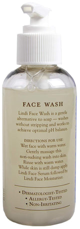 Lindi Skin Face Wash for Sensitive Skin in Chemo and Radiation, 4 Fl Oz