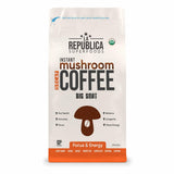 La Republica Big Shot Organic Decaf Mushroom Coffee - 120 Servings - 7 Mushroom Decaf Blend — Organic decaf coffee combined with Lion’s Mane, Chaga, Reishi, Cordyceps and more