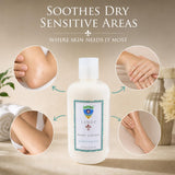 Lindi Skin Body Lotion for Dry, Itchy Skin, Chemo and Radiation, 8 Fl Oz
