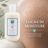 Lindi Skin Body Lotion for Dry, Itchy Skin, Chemo and Radiation, 8 Fl Oz