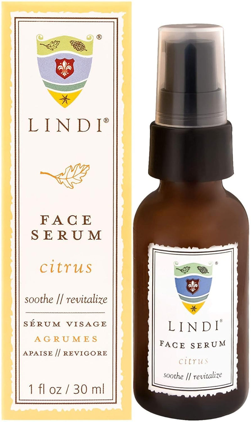 Lindi Skin Face Serum for Sensitive Skin During Chemo, Citrus Scent, 1 Oz