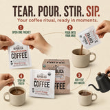 La Republica Organic Instant Mushroom Coffee, 10 Single-Serve Packs - 7 Organic Mushroom Blend — Reishi, Lion’s Mane, Chaga, Cordyceps, Turkey Tail, Shiitake & Maitake with organic coffee