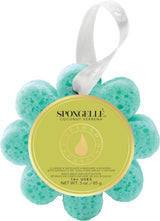 Spongellé Coconut Verbena Wild Flower Bath Sponge | Built-in Body Wash & Body Scrubber, Shower Loofah Sponge for Women | 14+ uses