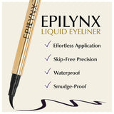 EPILYNX All Day Waterproof Liquid Eyeliner, Dark Purple 2mL