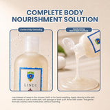 Lindi Skin Non Foaming Body Wash for Dry, Itchy Skin and Scalp, 8 Fl Oz