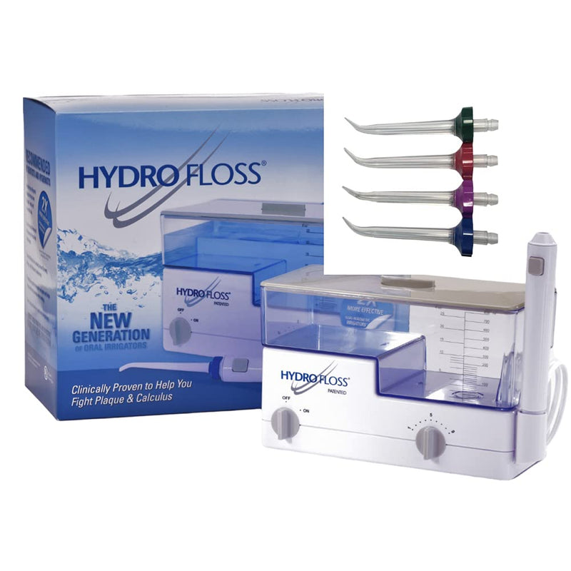 Hydro Floss New Generation Oral Irrigator Bundle with Sulcus Tips