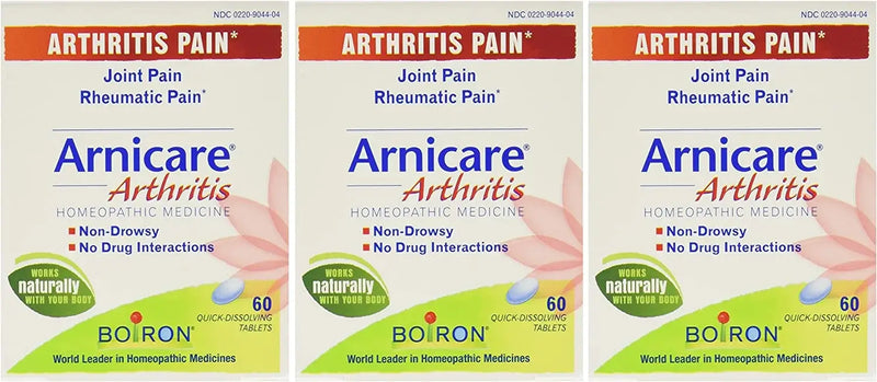 Boiron Arnicare Arthritis - 60 tabs 60 Count (Pack of 3)…
