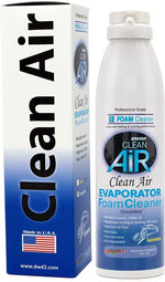 DWD2 Clean AIR Premium Automotive Foaming AC Evaporator Coil Cleaner (unscented) Renew Your air Conditioner! (single 8.oz)…