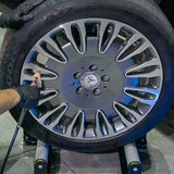 Maxshine Car Detailing Rolling Wheel Stand, WS01, 360 Tire Shine Detailing System, Automotive Detailing Equipment, Rim Cleaner Stand, Tire Cleaner Stand, Tire Shine Applicator Stand, Auto Detailing…