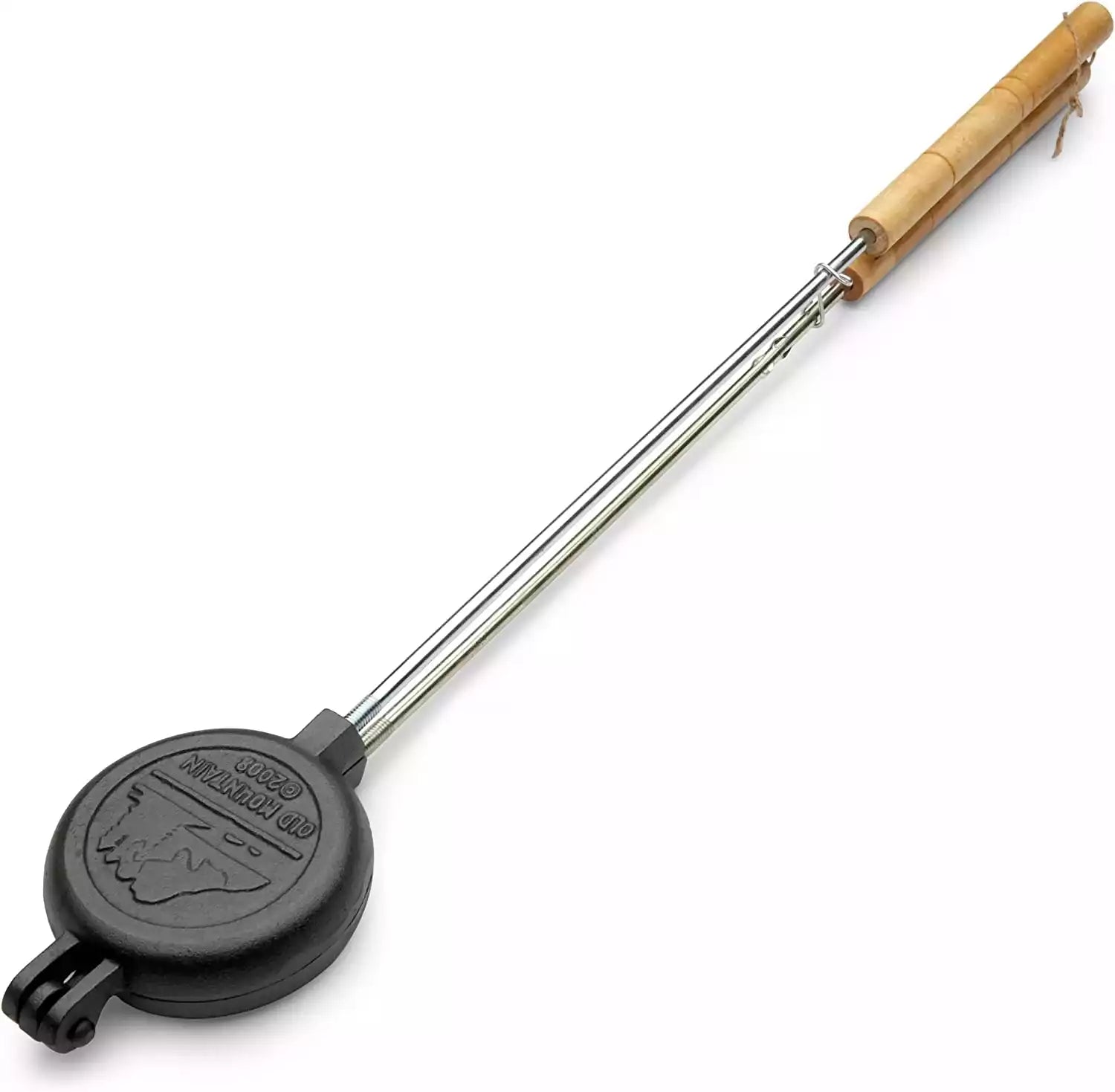 Old Mountain Pre Seasoned Round Pie Iron, 28 Inch Long – The Total