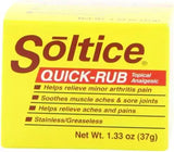 Soltice Quick Rub Topical Pain Reliever, 1.33 Ounces…