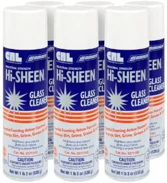 Somaca Hi Sheen Glass Cleaner - Pack of 6 Cans…